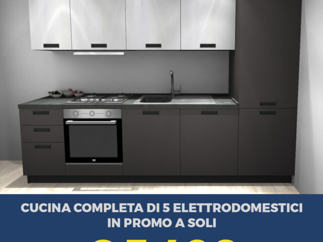 cucina completa in promozione composizione tipo